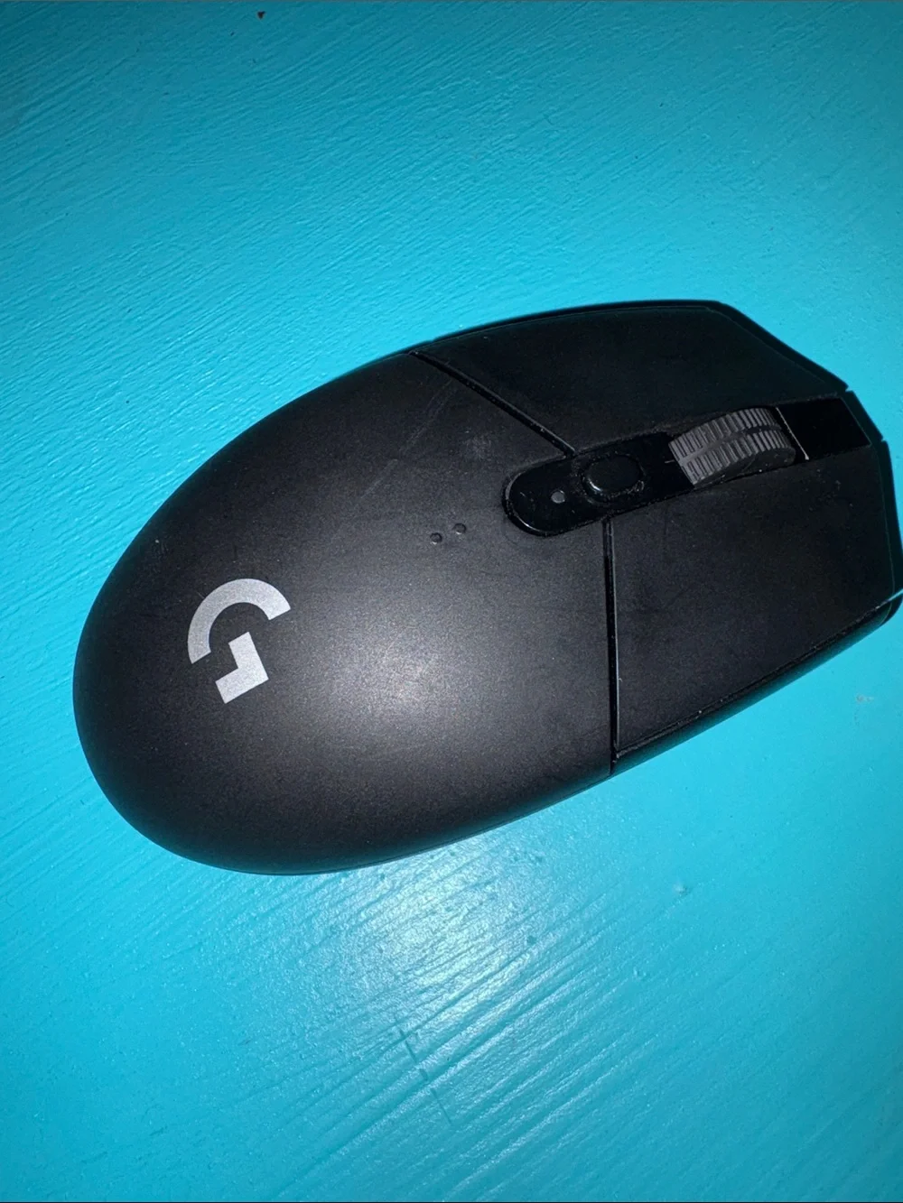 Logitech Black Wireless Mouse with Side Buttons